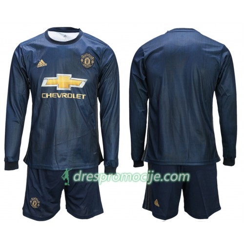 Manchester United Dres Dječji Treći 2018/19 Dugim Rukavima Manchester United Dres Dječji Treći 2018/19 Dugim Rukavima
